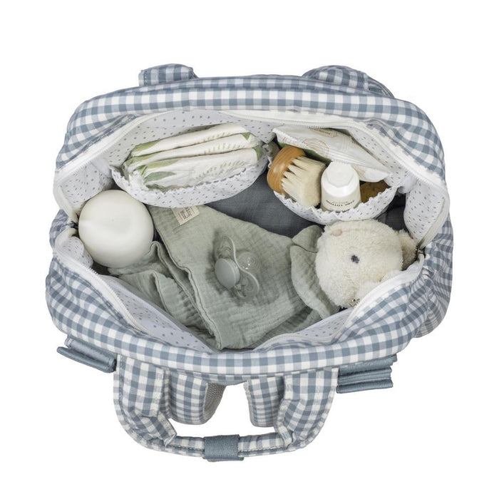Mochila Walking Mum Praliné Vichy Matcha