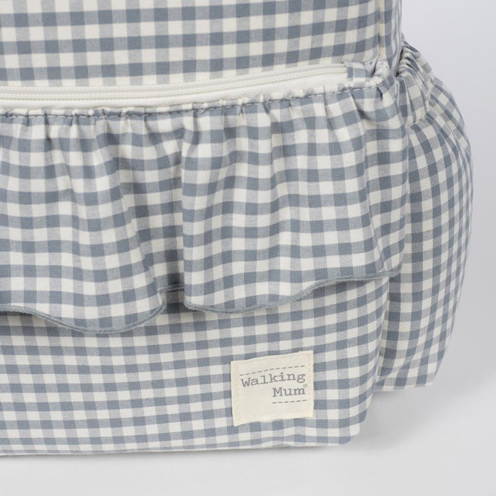 Mochila Walking Mum Praliné Vichy Matcha