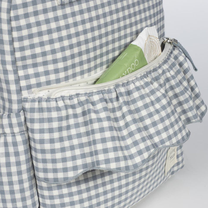 Mochila Walking Mum Praliné Vichy Matcha