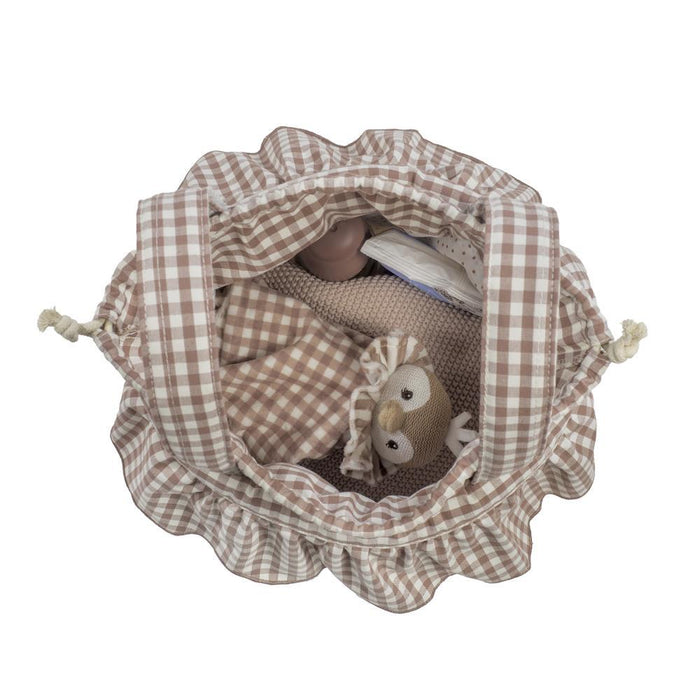Mala Organizadora Walking Mum Bucket Praliné Vichy Moka