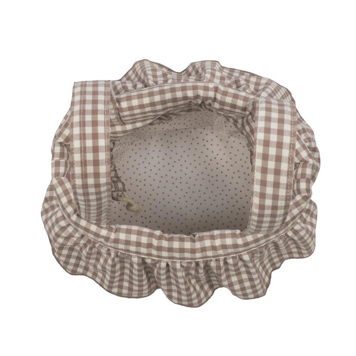 Mala Organizadora Walking Mum Bucket Praliné Vichy Moka