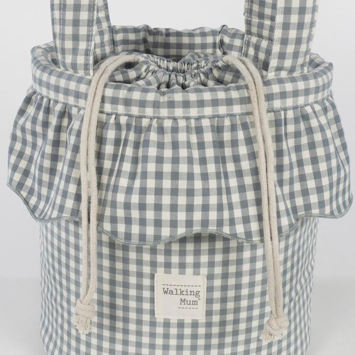 Mala Organizadora Walking Mum Bucket Praliné Vichy Matcha