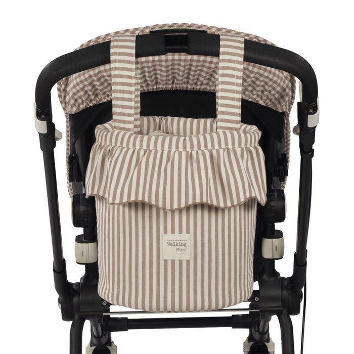 Mala Organizadora Walking Mum Bucket Praliné Strips Moka