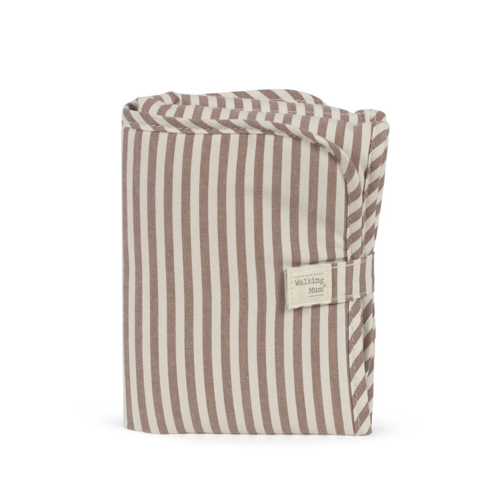 Walking Mum Praliné Strips Moka Changing Mat