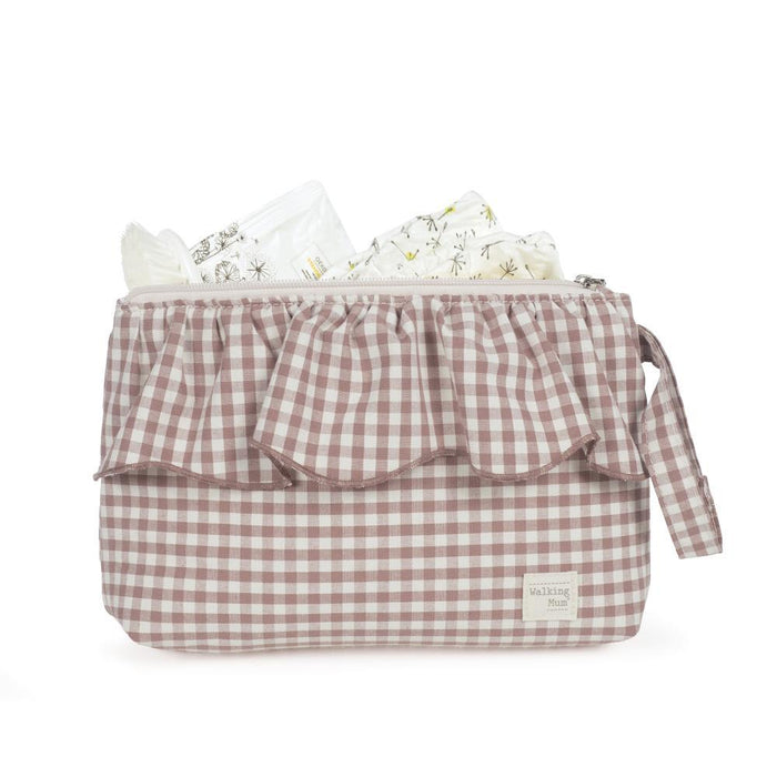 Necessaire Walking Mum Praliné Vichy Moka