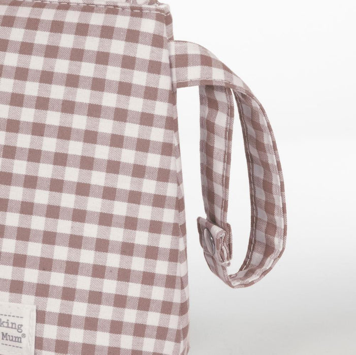 Necessaire Walking Mum Praliné Vichy Moka