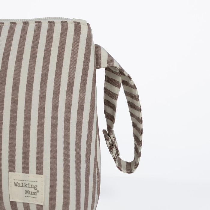 Necessaire Walking Mum Praliné Strips Moka