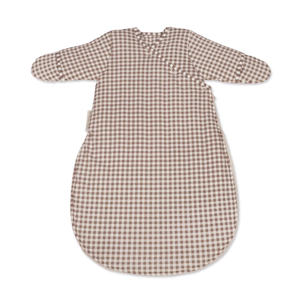 Saco de Dormir com Mangas Walking Mum Praliné Vichy Moka 1-4m Tog 2.5