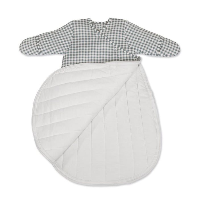 Saco de Dormir com Mangas Walking Mum Praliné Vichy Matcha 1-4m Tog 2.5