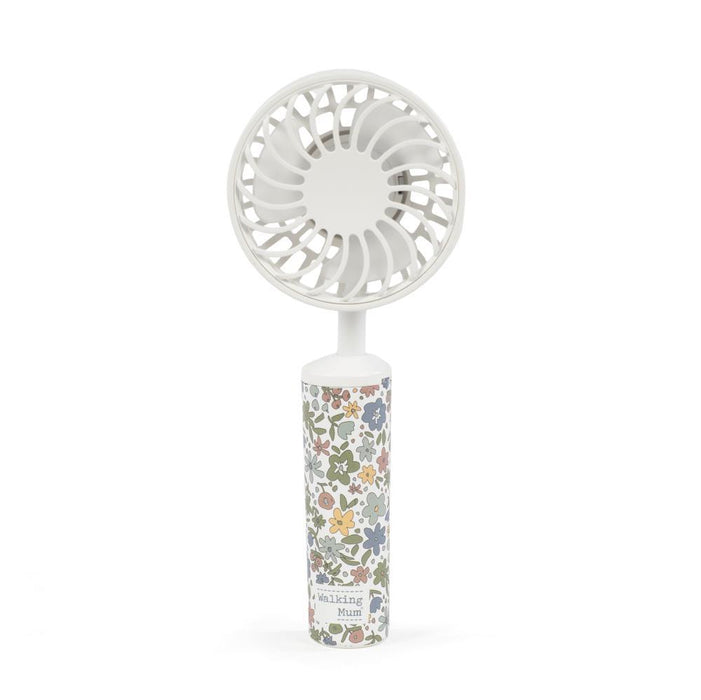 Ventoinha Portátil para Carrinho Walking Mum Summer Flowers