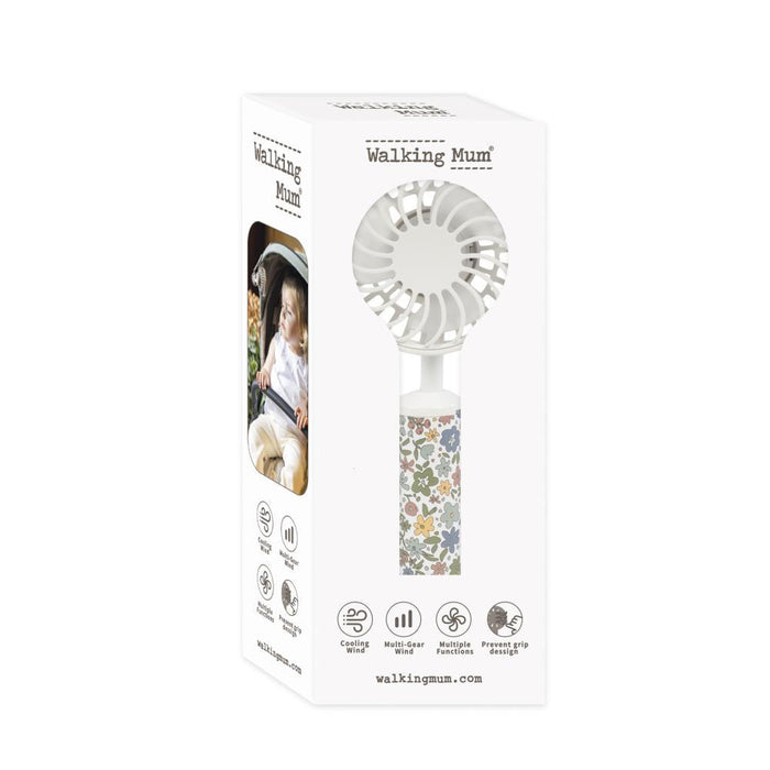 Ventoinha Portátil para Carrinho Walking Mum Summer Flowers