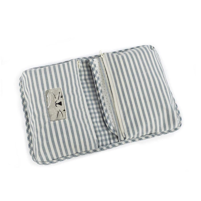 Porta Toalhitas Walking Mum Praliné Vichy/Strips Matcha