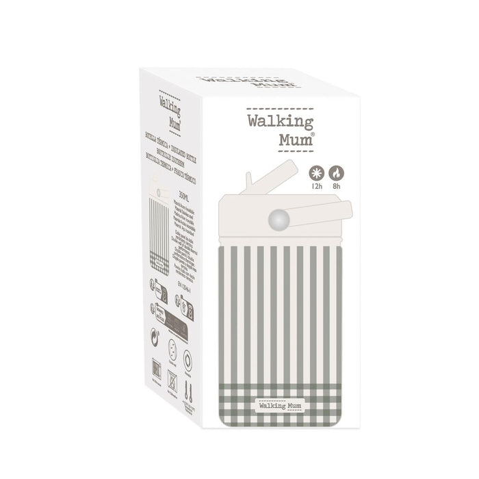 Garrafa Térmica Walking Mum Praliné Matcha 350 ml