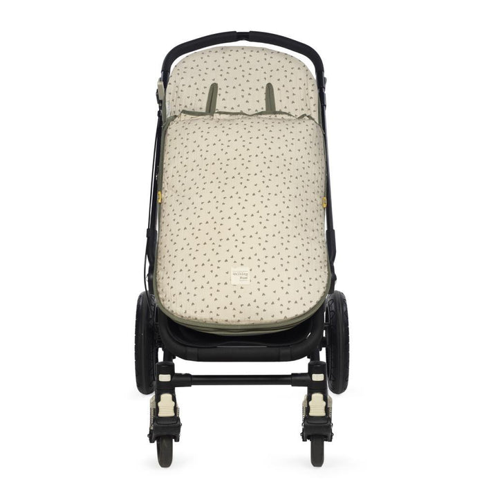 Saco Térmico Respirável para Carrinho de Passeio Walking Mum Hearts Poppy Moss