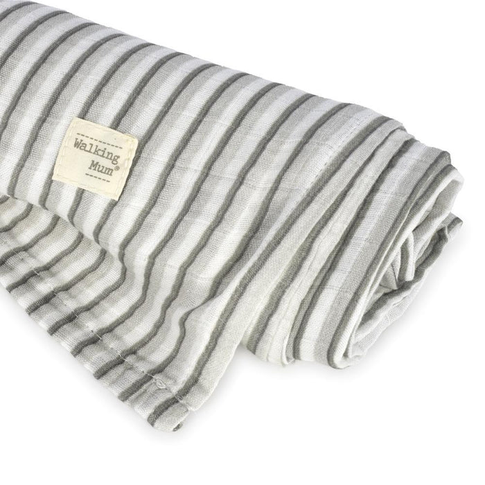 Musselina Walking Mum Botton Strips 120x120cm