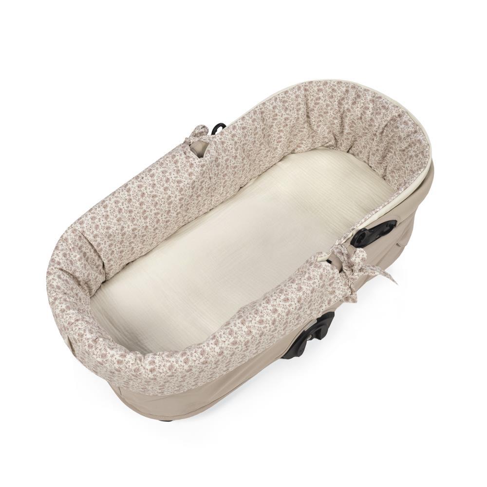 Dual Tie-Back Liner/Protector and Carrycot Sheet for Walking Mum Gala Cerise