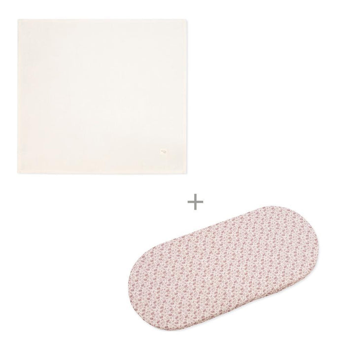 Conjunto de Lençóis para Alcofa Walking Mum Gala Cerise