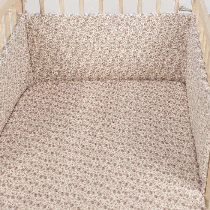 Protetor para Berço de 120x60cm Walking Mum Gala Cerise