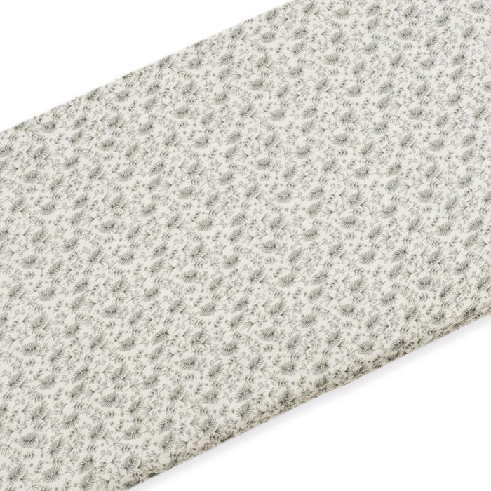 Lençol Ajustável Walking Mum Gala Mint para Berço/Cama 90x50cm