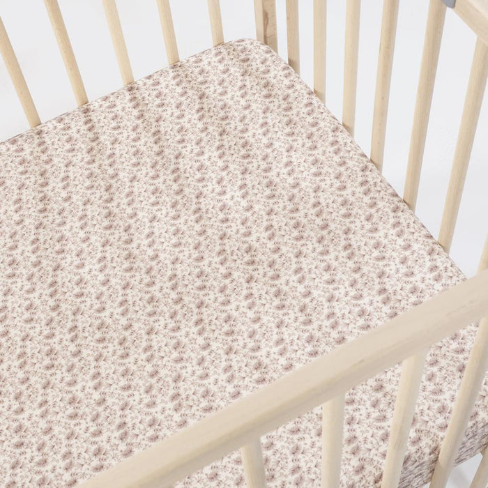 Lençol Ajustável Walking Mum Gala Cerise para Berço/Cama 120x60cm