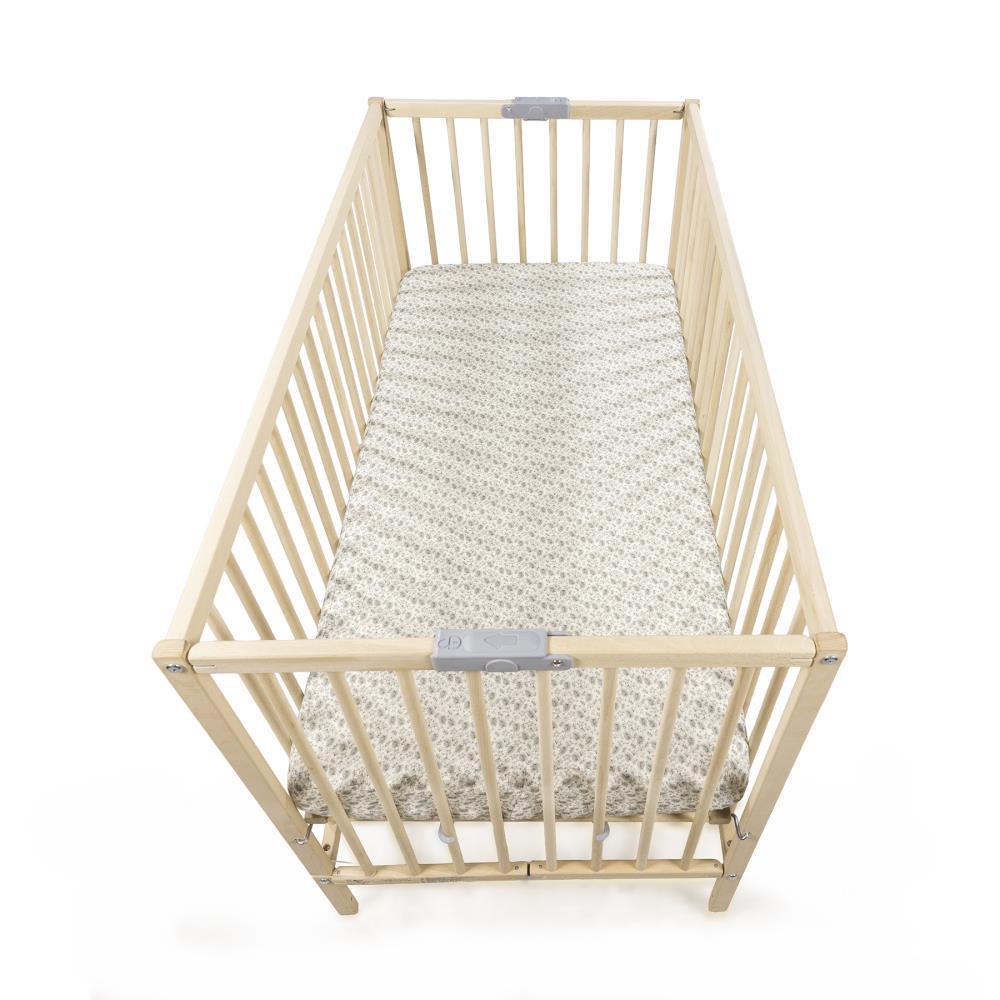 Walking Mum Gala Mint Fitted Sheet for Crib/Bed 120x60cm