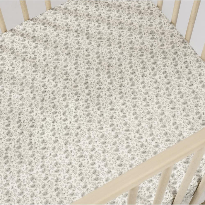 Lençol Ajustável Walking Mum Gala Mint para Berço/Cama 120x60cm