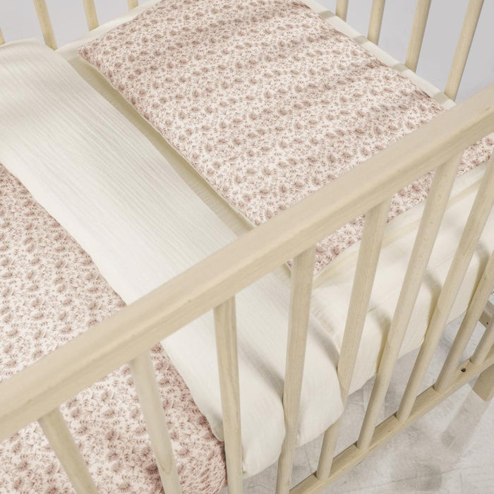 Conjunto de 3 Peças para Berço 120x60cm Gala Cerise