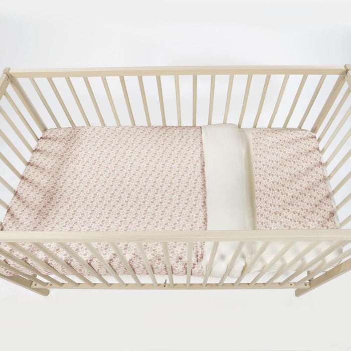 Conjunto de 3 Peças para Berço 120x60cm Gala Cerise