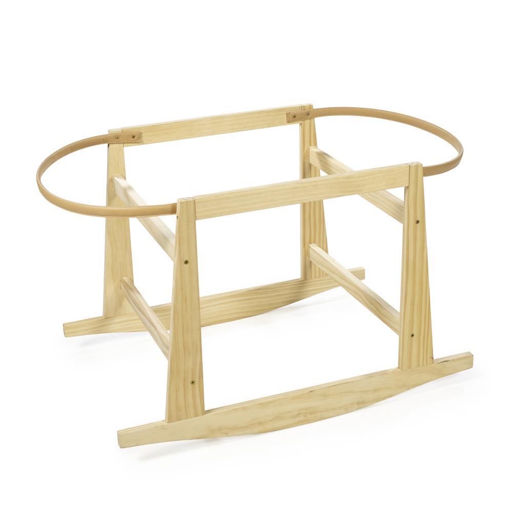Soporte mecedora de madera natural para cuna Walking Mum