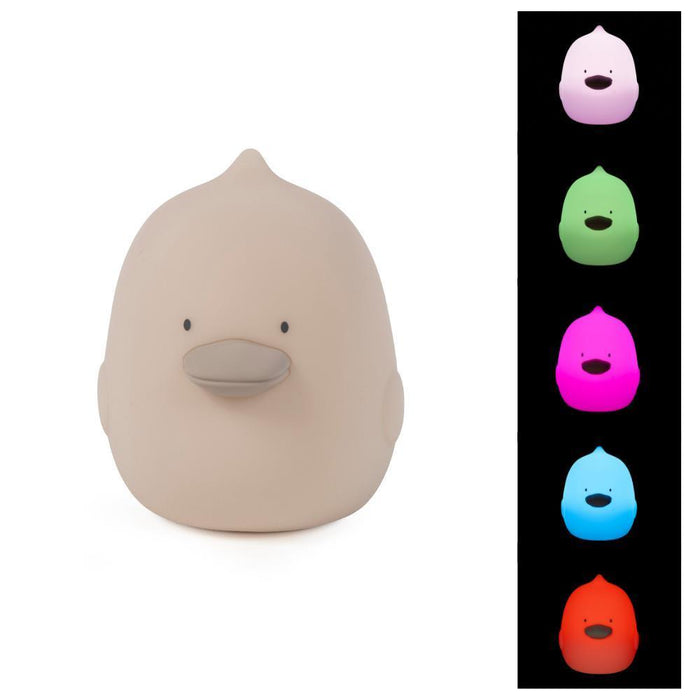 Luz de Presença em Silicone Walking Mum Duck Beige