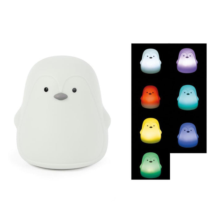 Luz de Presença em Silicone Walking Mum Penguin Mint