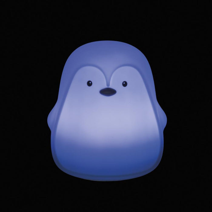 Luz de Presença em Silicone Walking Mum Penguin Mint