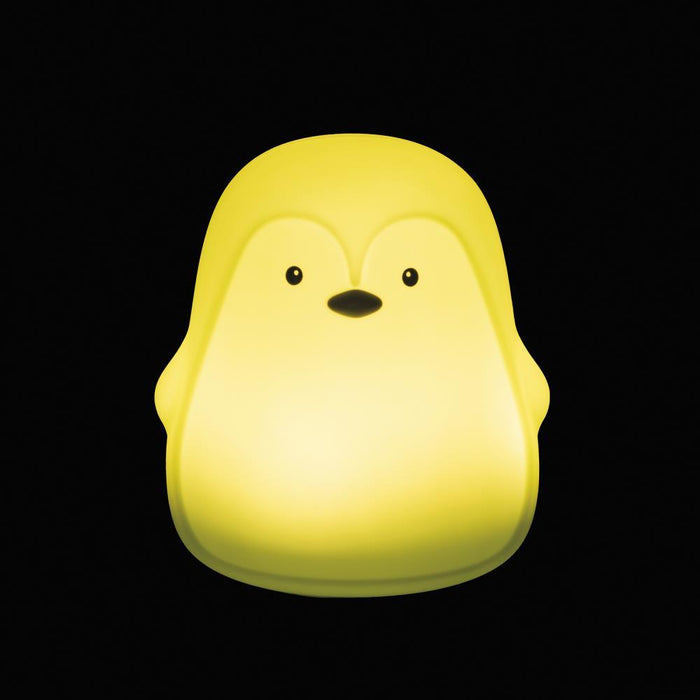Luz de Presença em Silicone Walking Mum Penguin Mint
