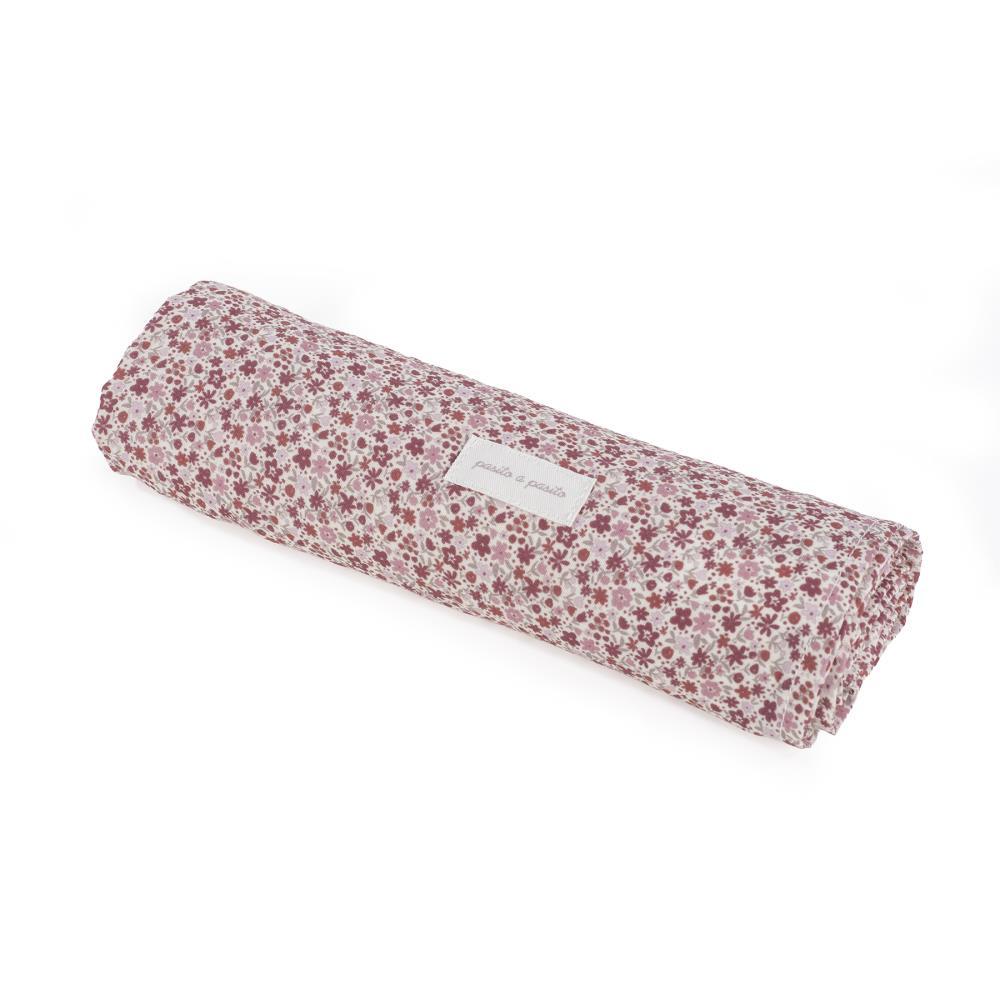 Musselina em Bambu Pasito a Pasito Cherry Flowers 120x120cm