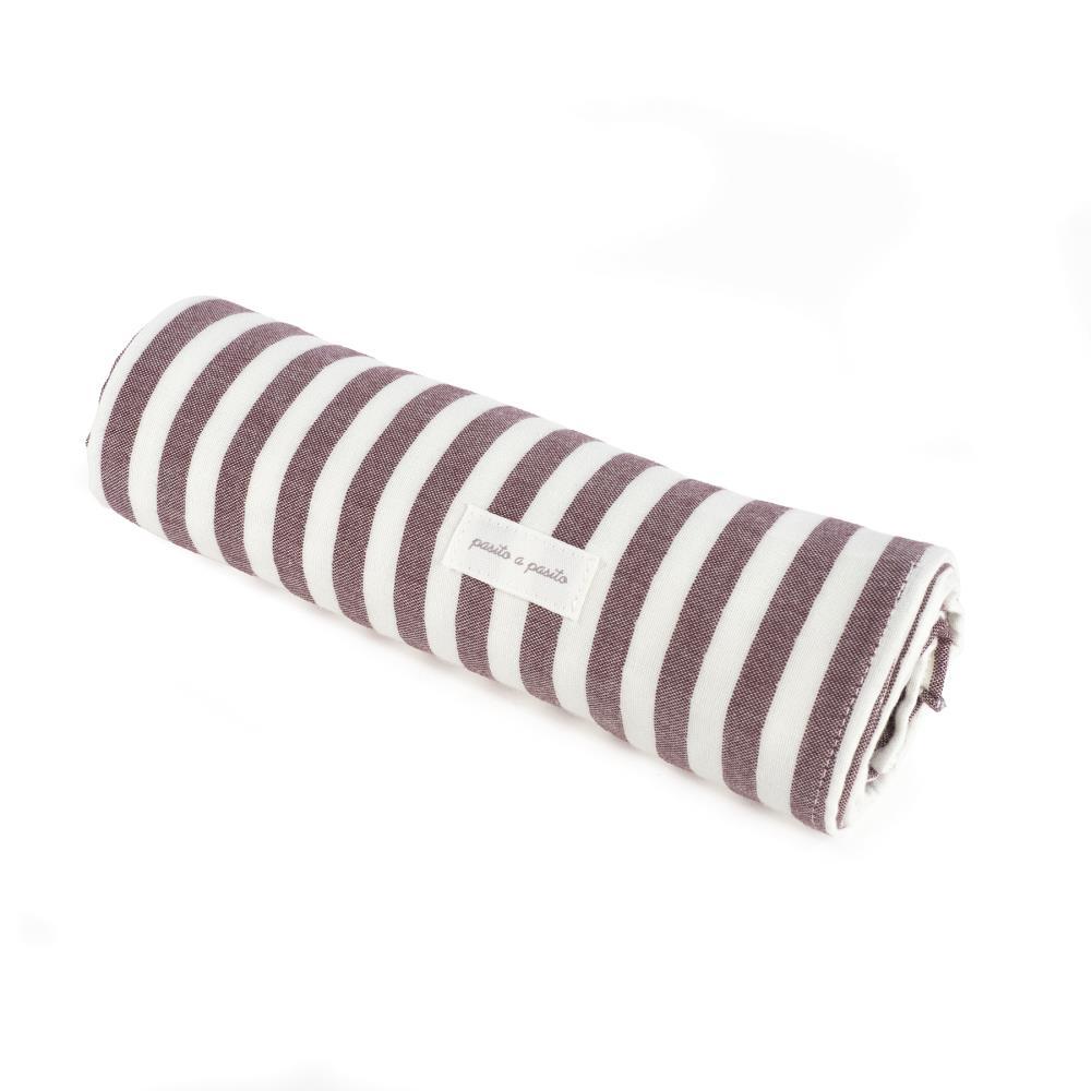 Musselina em Bambu Pasito a Pasito Cherry Strips 120x120cm