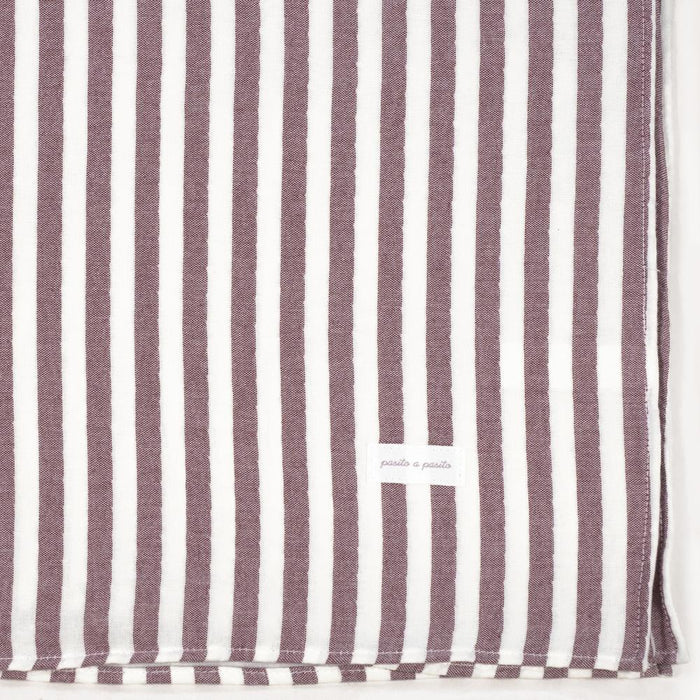 Musselina em Bambu Pasito a Pasito Cherry Strips 120x120cm