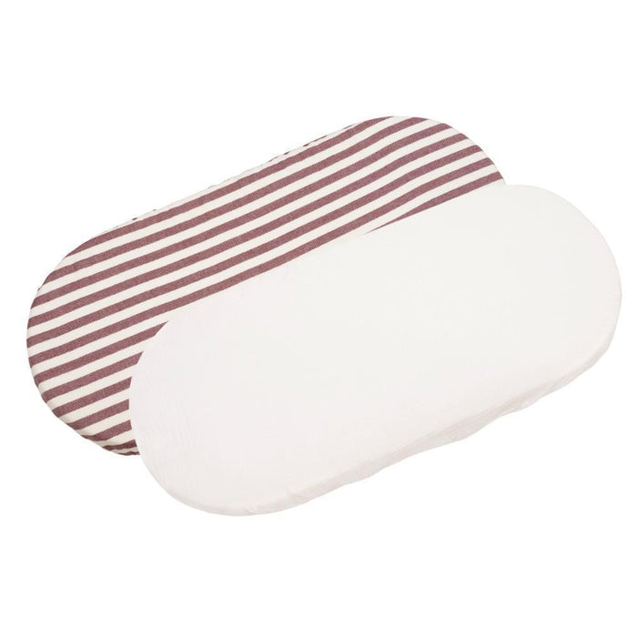 2 Lençóis Ajustáveis para Alcofa Pasito a Pasito Cherry Strips