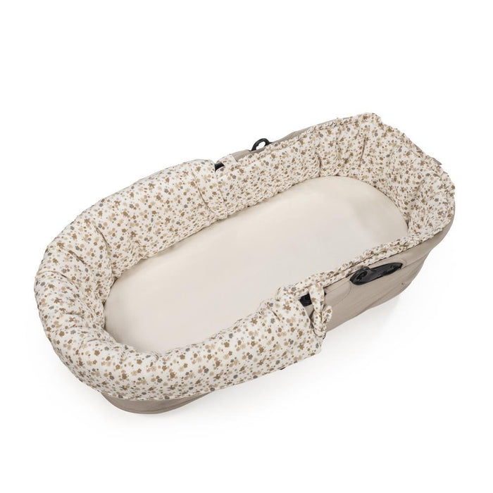 Forra/Protetor com Atilho Dual e Lençol para Alcofa Pasito a Pasito Somerset Beige