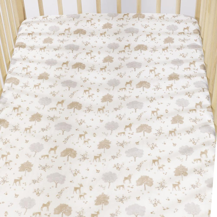 Lençol Ajustável Pasito a Pasito Nara para Berço/Cama 120x60cm