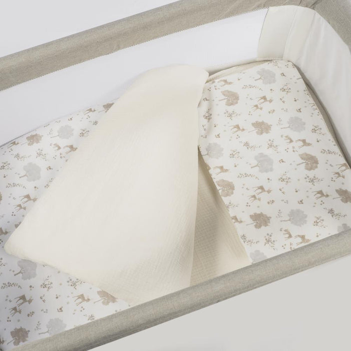 Conjunto de 3 Peças Pasito a Pasito Nara Beige para Berço 90x50cm