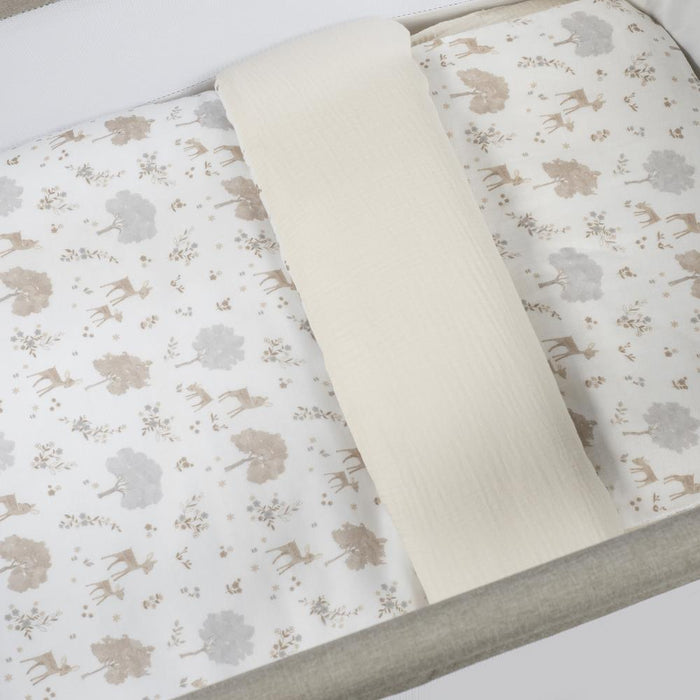 Conjunto de 3 Peças Pasito a Pasito Nara Beige para Berço 90x50cm