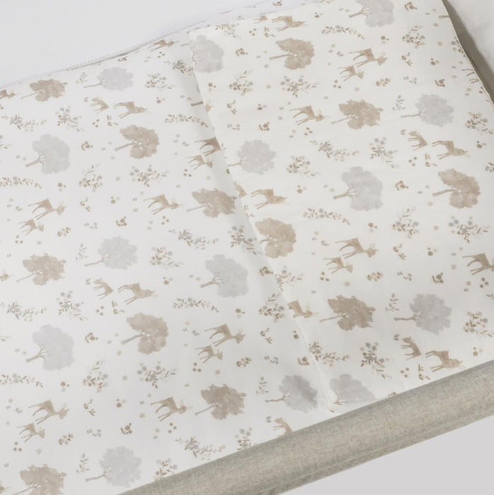 Conjunto de 3 Peças Pasito a Pasito Nara Beige para Berço 90x50cm