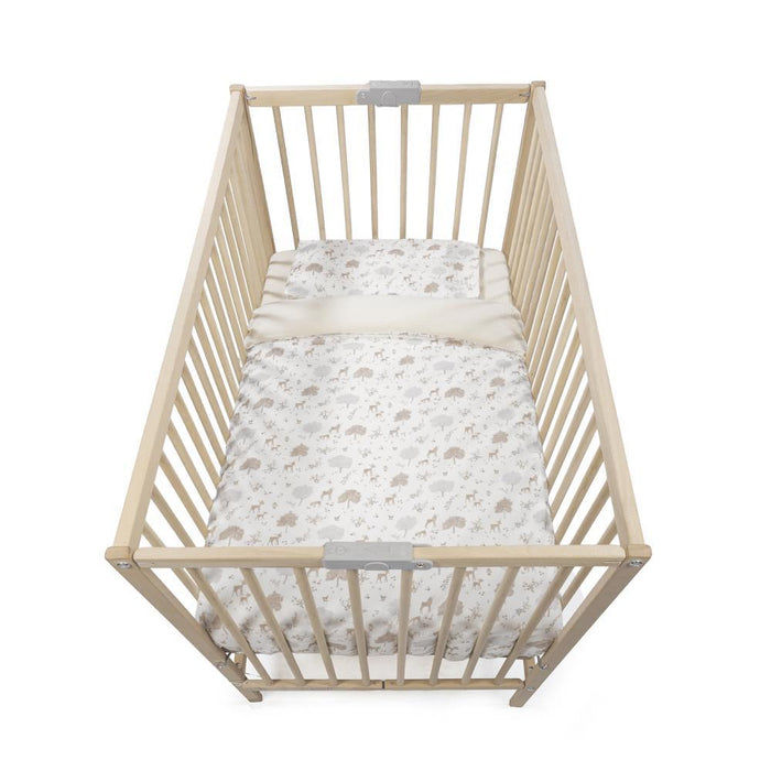 Conjunto de 3 Peças Pasito a Pasito Nara Beige para Cama/Berço 120x60cm