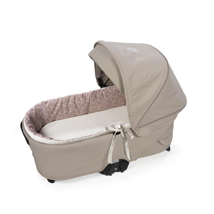 Forra/Protetor com Atilho e Varas e Lençol para Alcofa Pasito a Pasito Cherry Flowers