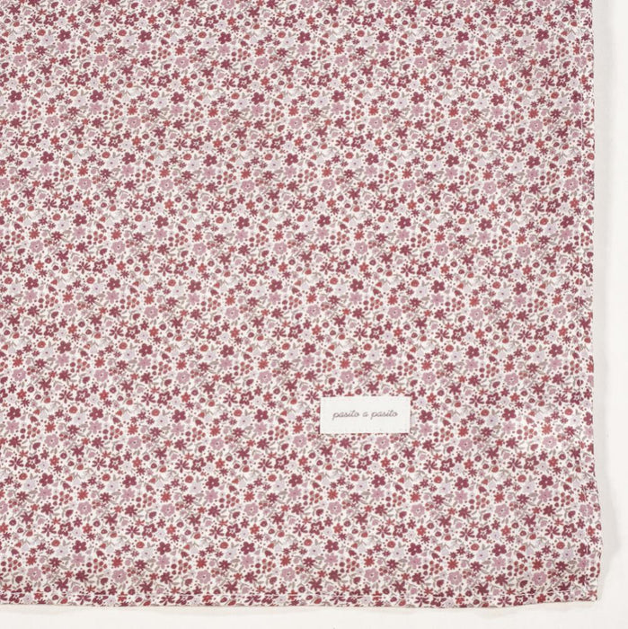 Conjunto de Lençóis para Alcofa Pasito a Pasito Cherry Flowers