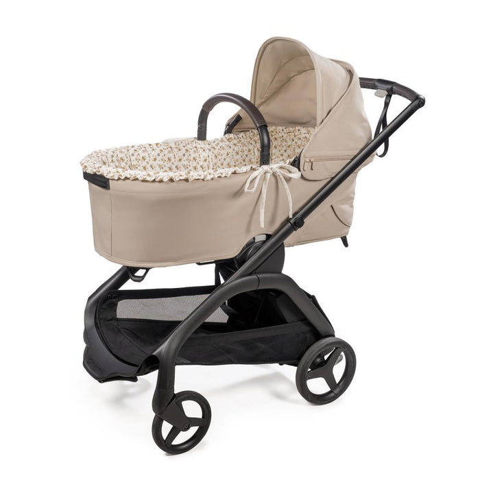 Forra/Protetor com Atilho e Varas e Lençol para Alcofa Pasito a Pasito Somerset Beige