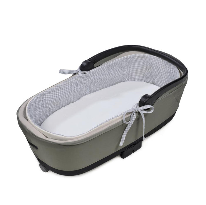 Forra/Protetor com Atilho e Varas e Lençol para Alcofa Pasito a Pasito Little Bloom Vichy Grey