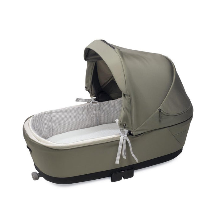 Forra/Protetor com Atilho e Varas e Lençol para Alcofa Pasito a Pasito Little Bloom Vichy Grey