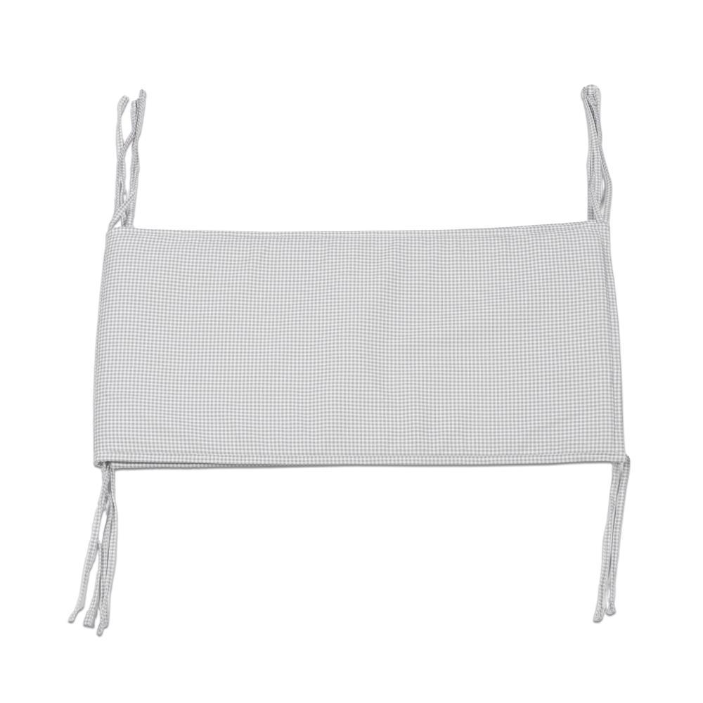 Cot Bumper for 120x60cm Crib Pasito a Pasito Little Bloom Vichy Grey