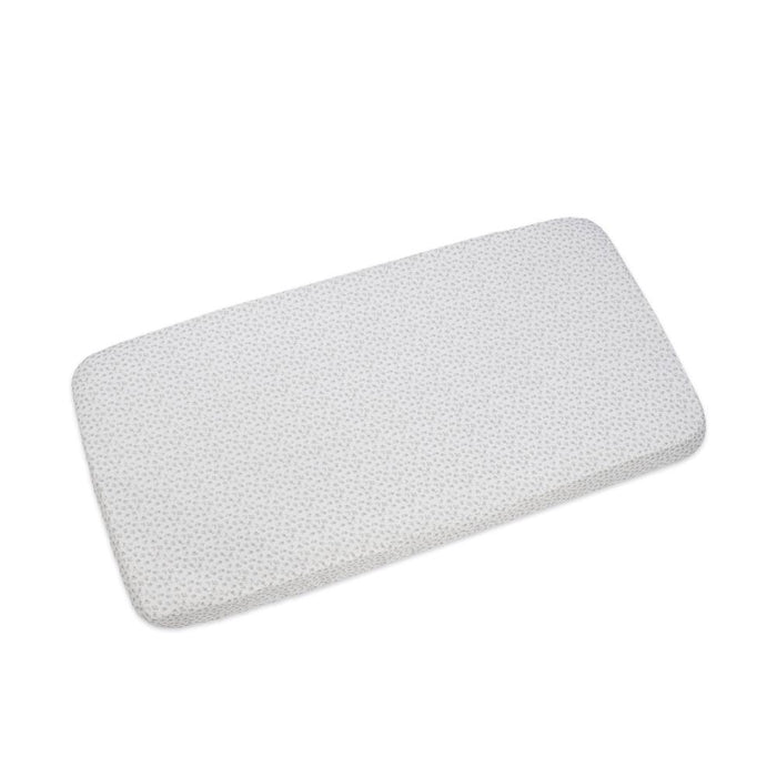 Lençol Ajustável  para Berço/Cama Pasito a Pasito Little Bloom Flowers Grey 120x60cm